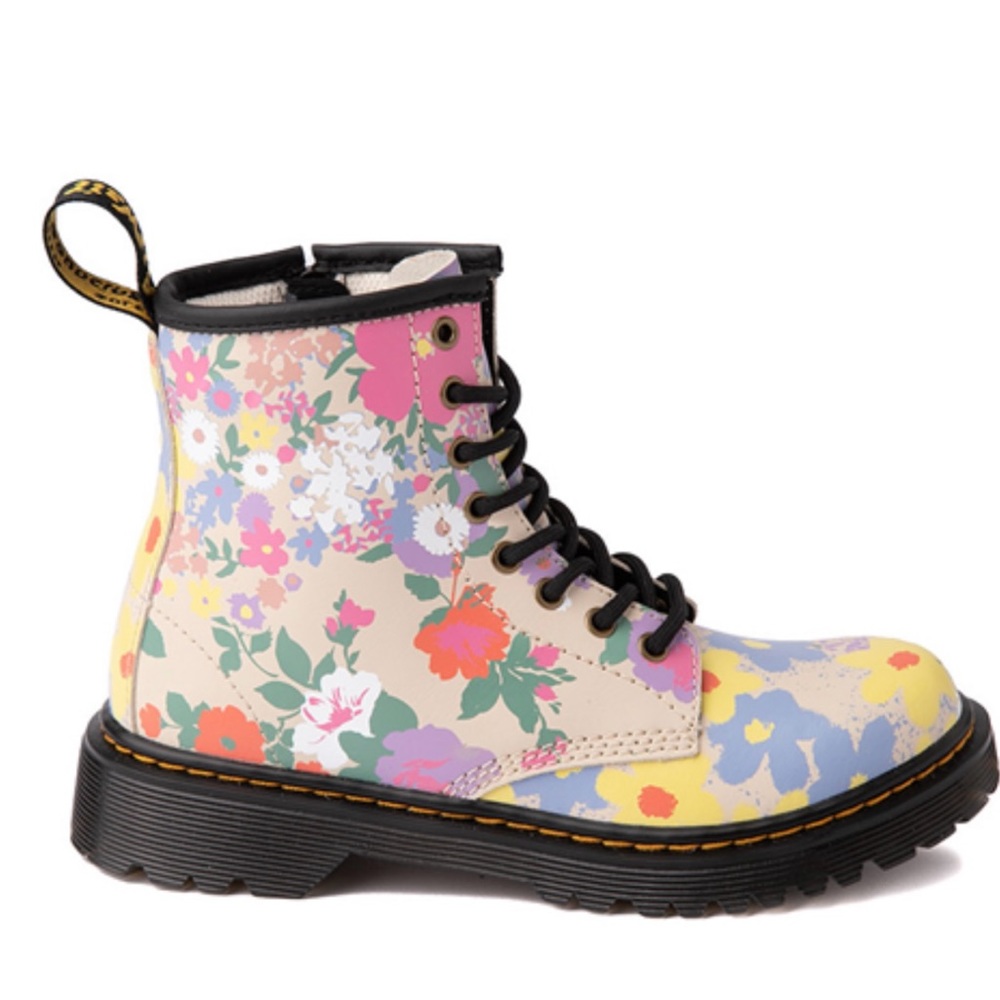 Dr. Martens kids floral mashup boots (kids size 13) / brand new!